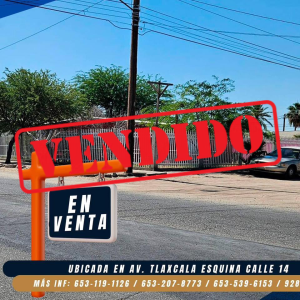 Av. Tlaxcala esquina calle 14