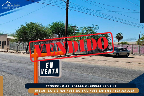 Av. Tlaxcala esquina calle 14